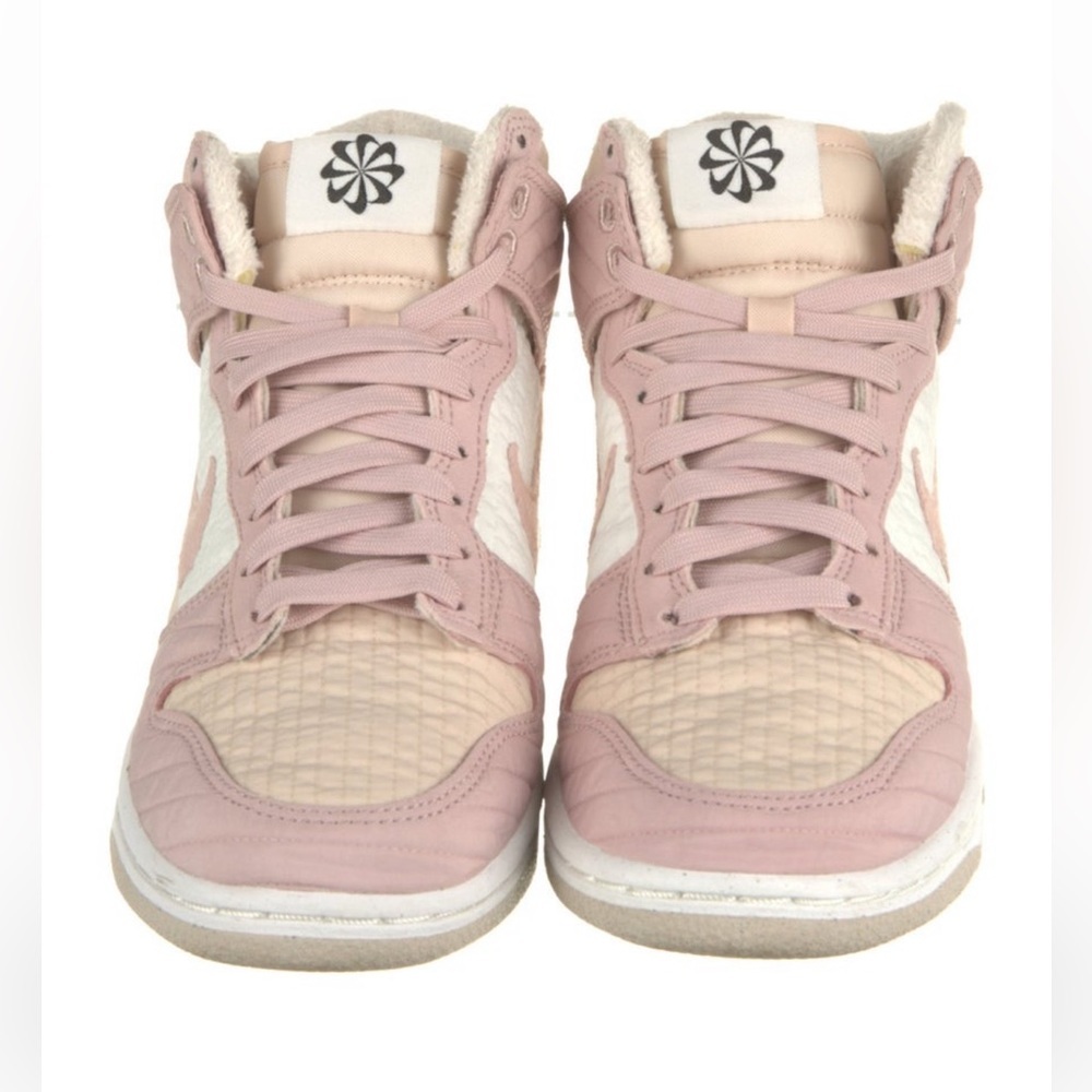 Nike Dunk High LX Next Nature 'Toasty - Pink Oxford' Wedge Sneakers - Picture 4 of 5